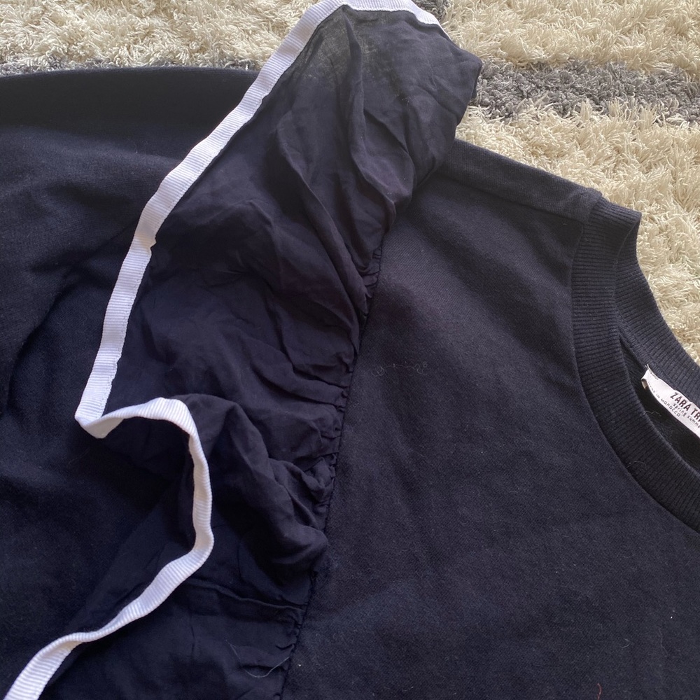Zara Ruffle Sweater - Picture 2 of 3